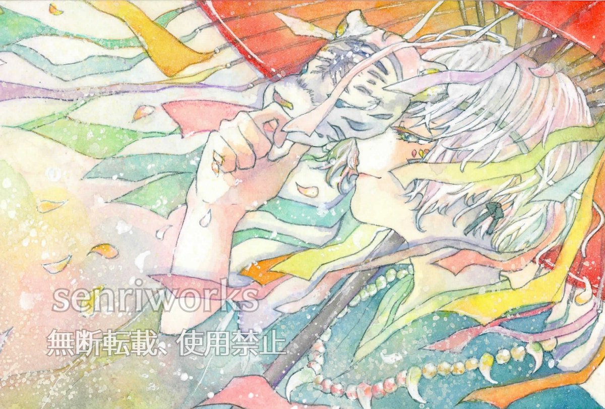 #私はこういう絵を描いています

人ならざるものの
物語を描くのが好き🦋