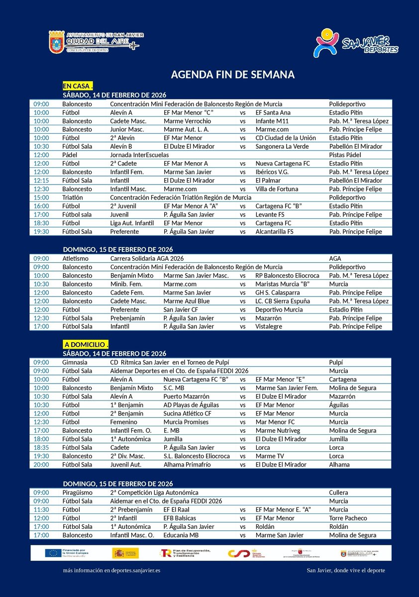 San Javier Deportes tweet media