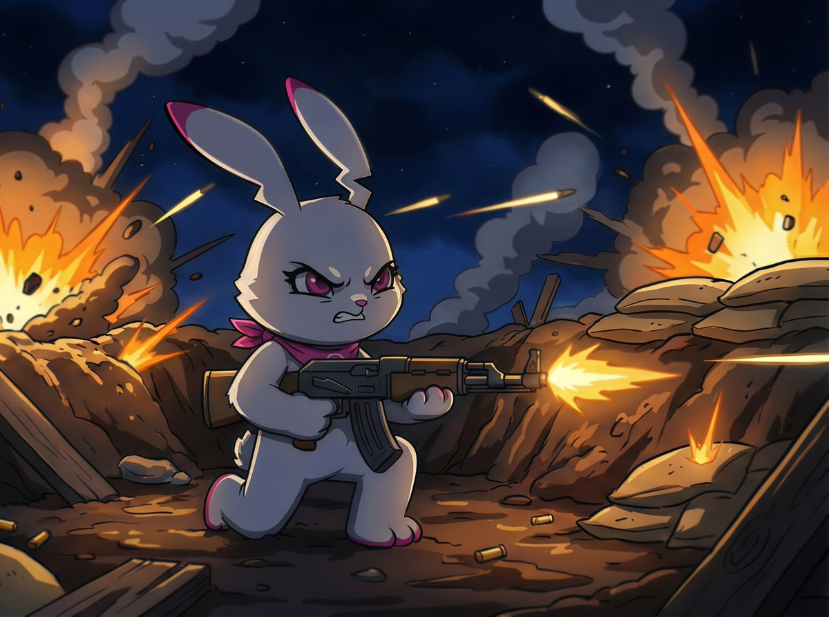 Fighting in the trenches