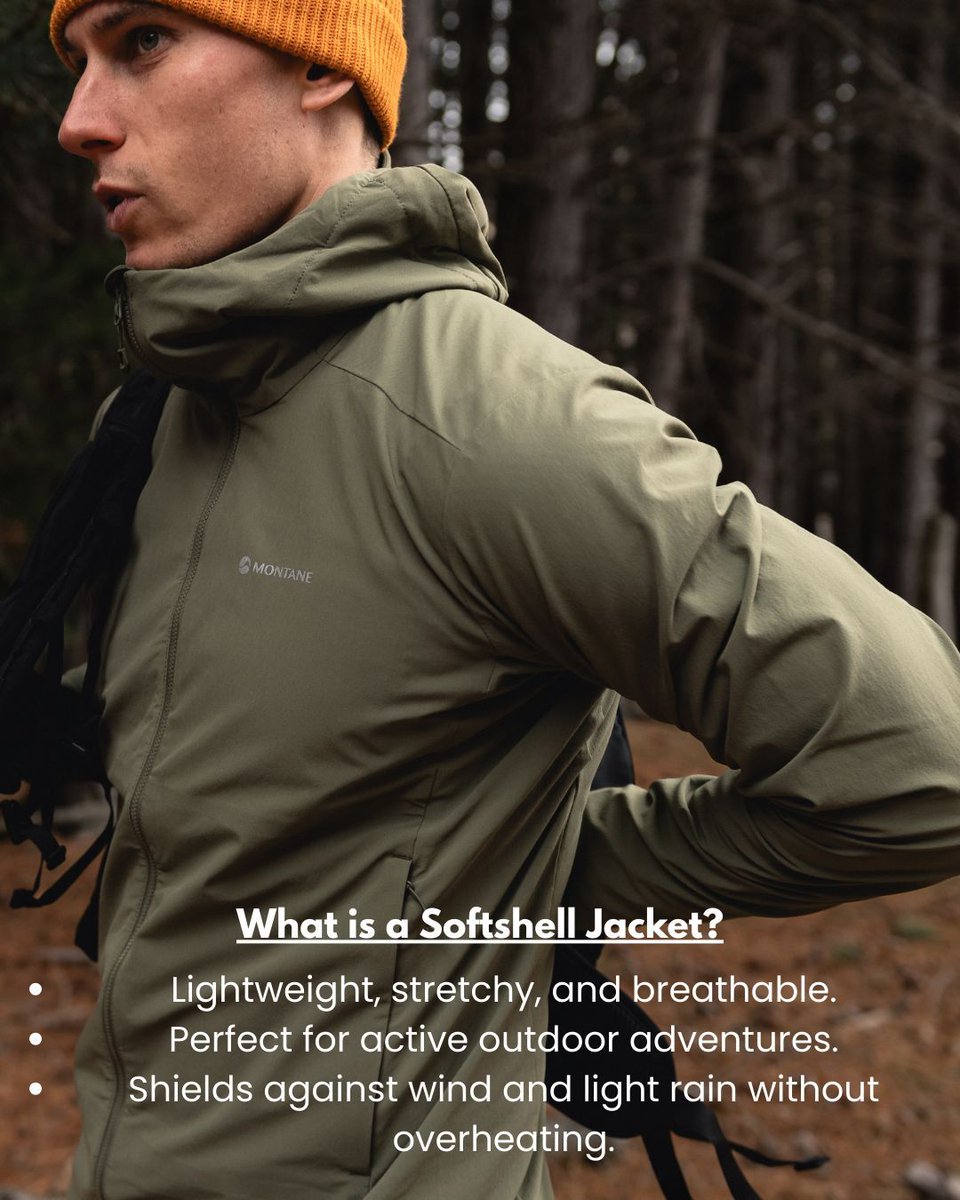 outdooraction_'s tweet image. What actually is a softshell? 👀

Wind-resistant, water-repellent &amp;amp; perfect for those “not quite coat weather” days.

An easy layer you’ll reach for again and again 👌

#Softshell #LayerUp #OutdoorLife #UKWeather #WeekendWalks #OutdoorStyle #StayComfortable #OutdoorWear