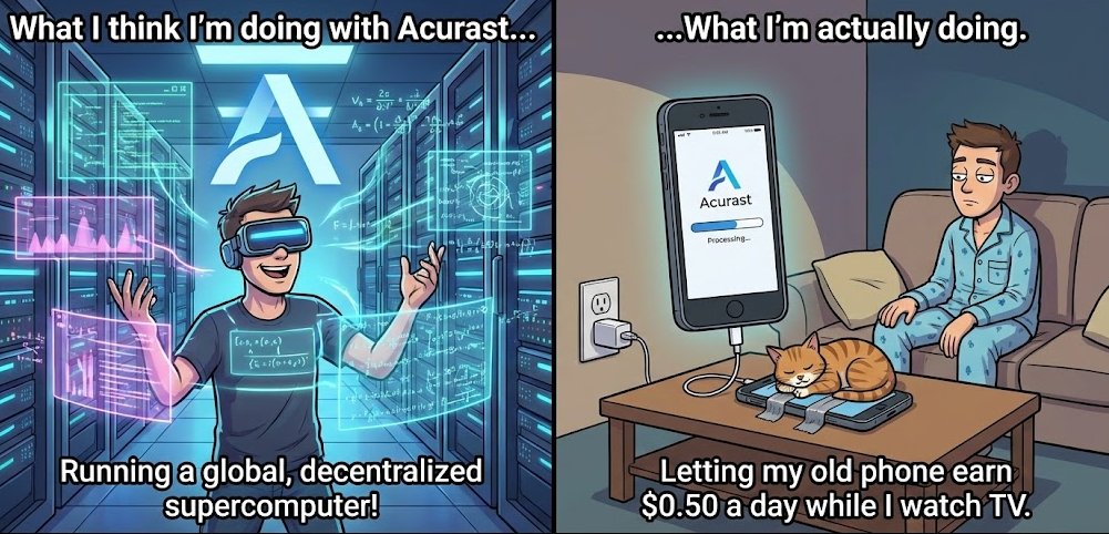 feralfeather's tweet photo. ACURAST: The future of compute is... surprisingly chill

Join the cloud rebellion and make your phones work:
https://t.co/PSsKinDS4X

Use my code e223e0 to get started.

@acurast #Acurast #DePIN #cloudcompute https://t.co/4Gsi1ojQ4g