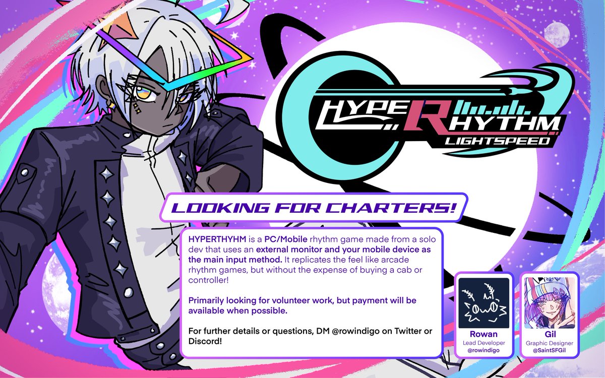 Do you like Arcade Rhythm Games but don't like the hassle of buying a dedicated controller or cabinet?

Chart for HYPERHYTHM! A hybrid between Arcade and Mobile Rhythm Games that uses your mobile device in combination with an external monitor!

DM <a href="/methewhenmethe/">rowan (rgtwt/utdr)</a> for details!