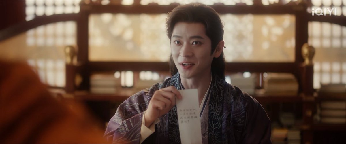 Mire_PC's tweet photo. Yu WanYin and Xiahou Dan sending each other notes and using Uncle Bei as a manual messenger 😂
#HowDareYou #成何体统 #ChengLei #WangChuran #CuiYi https://t.co/MC30OLXDFJ