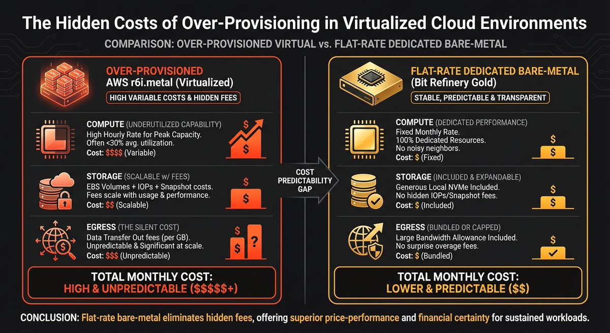 BitRefinery's tweet photo. Stop paying for capacity you aren't using: learn how to reclaim the 40-60% of cloud spend lost to over-provisioning without risking a performance hit.

https://t.co/fd91U7mfsc

#cloudcosts #virtualization #infrastructureoptimization https://t.co/ZMkbEOAbH3