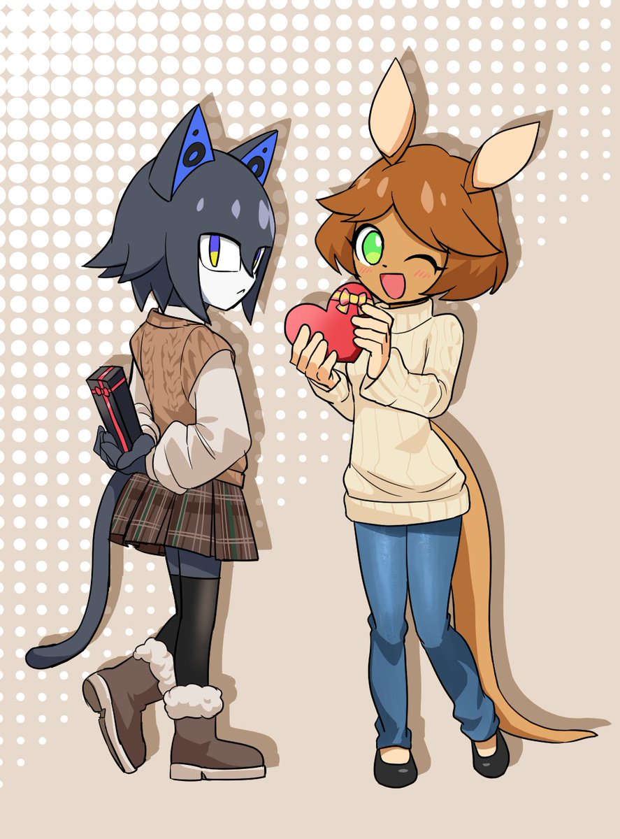 PogoStadiumEN's tweet photo. Happy Valentine's Day! 💝
MIYA56 and al brought chocolates 🎁

#POGOStadium #illustration #ValentinesDay https://t.co/v6H0bkxT7g