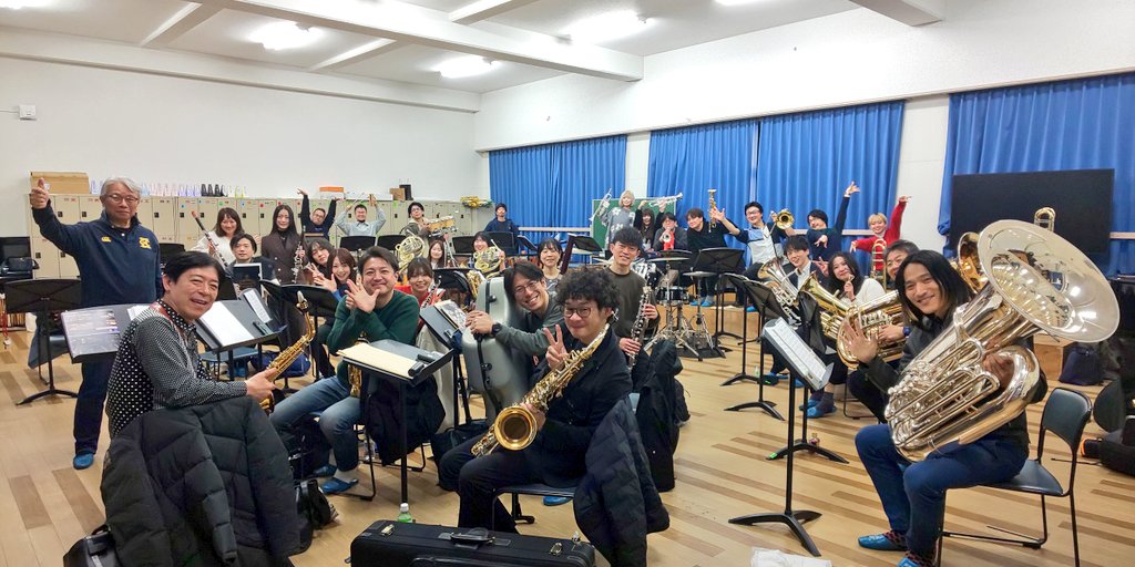 低音ぶれいくCafe♪吹奏楽団リハーサル
最終日終了！
めっちゃめっちゃいいリハーサルでした！