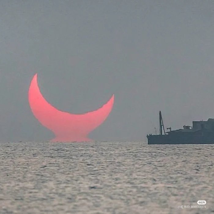 heart_jpg's tweet image. devil's horns during a solar eclipse