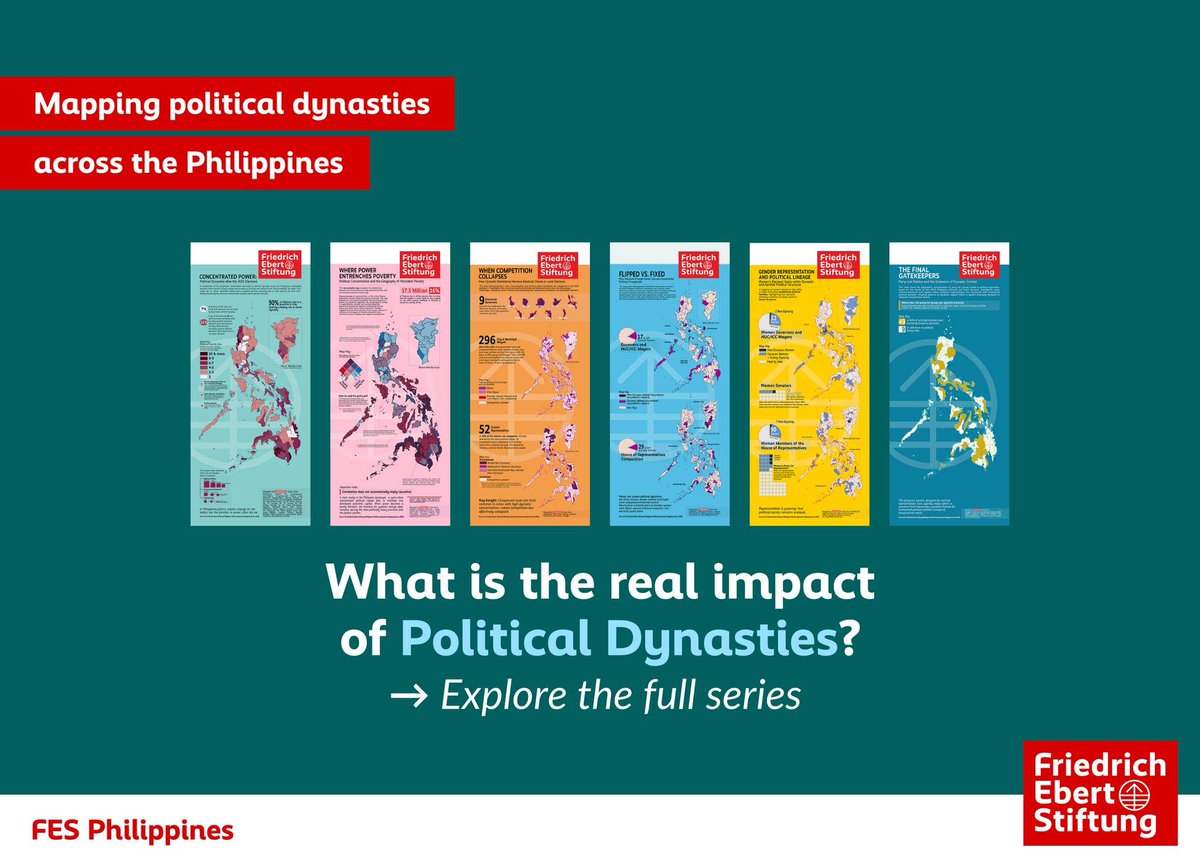 IanIslander3's tweet image. Alas, we can now share our analysis of the 2025 general election and the impact of political dynasties in our country! 🇵🇭

Grateful for this collaboration with FES Philippines. You can explore the maps on their website👇
philippines.fes.de/e/election-map…

Six #Maps on the structural