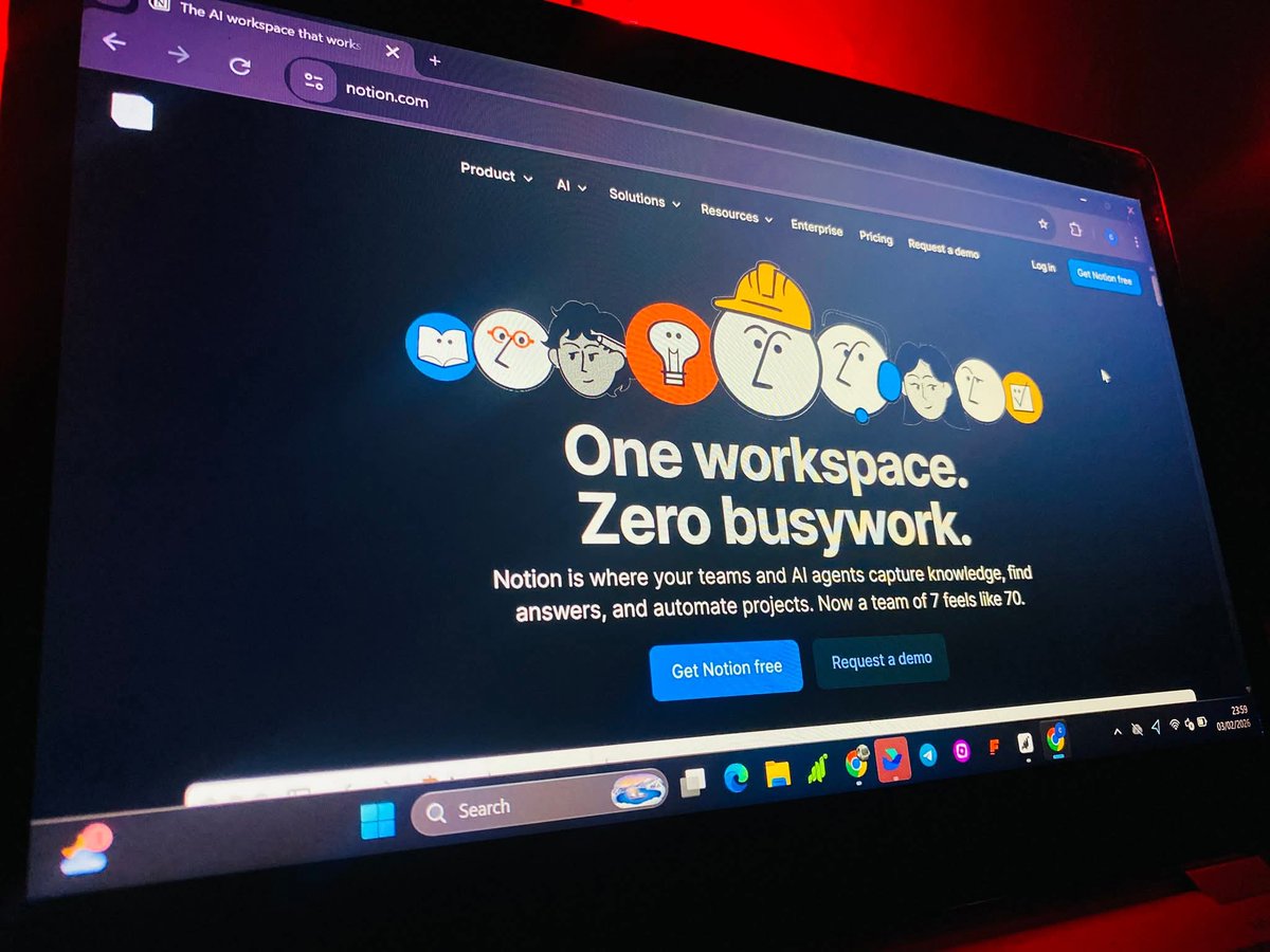 CyrilMomoh's tweet photo. 31 Days of AI Tools That Can Help You Work Smarter &amp; Earn Better in 2026

Day 8 – Notion AI

Website: https://t.co/uxPwpnrG4A

What it does; https://t.co/SbBFeLowVf