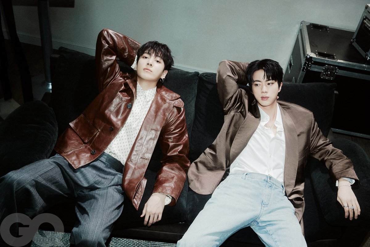 JUNGKOOK AND JIN OHMYGOD