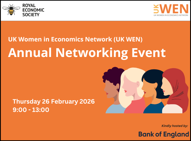 RoyalEconSoc's tweet photo. Join us online for the @UKWomenEcon Annual Networking Event on 26 Feb, hosted by the @bankofengland.   

Keynote from @DianeCoyle1859, with panel discussions on expanding &amp; strengthening the #economics talent pipeline.

Register to attend online: https://t.co/cd028vN7hu https://t.co/atJOZ5fRbU