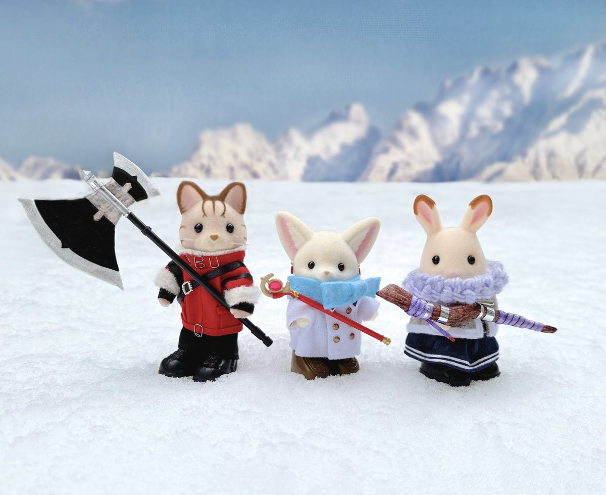 先日の、雪の日に撮影してみました✨

杖と斧はつくってみた😆

#シルバニアファミリー
#葬送のフリーレン #フリーレン