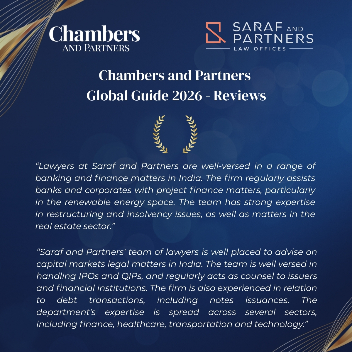 Saraf and Partners tweet media