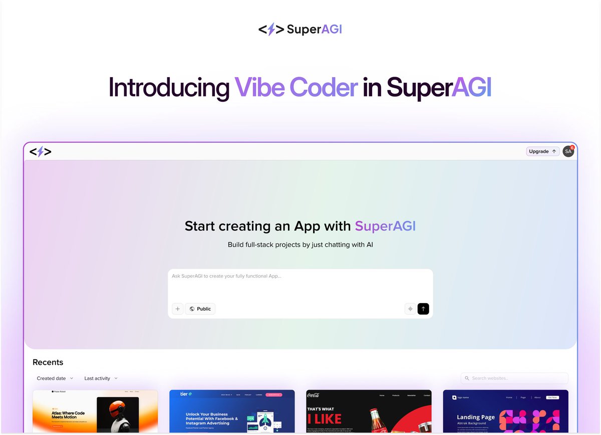 SuperAGI tweet media