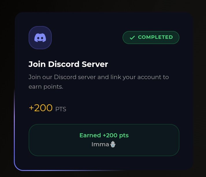 Family 
just earned 200 points on <a href="/Zetarium_/">Zetarium</a> and you can earn it too 

• Visit the Zetarium airdrop website
• Go to Tasks
• Connect your Discord &amp; join their server, 
Boom 💥 +200 points earned

⏳ Only 4 days left to earn point, don’t sleep on this