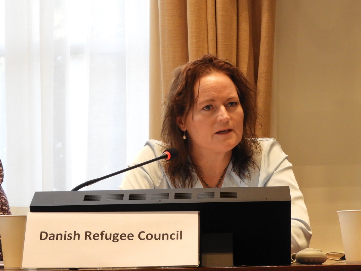UPRinfo's tweet photo. 🇩🇰#PS52 @DRC_ngo raised concerns on refugee and immigration rights, calling on #Denmark to respect the right to private and family life and the best interest of the child, and to align expulsion legislation and living conditions in return centers with these rights. https://t.co/70Oy1P9doV