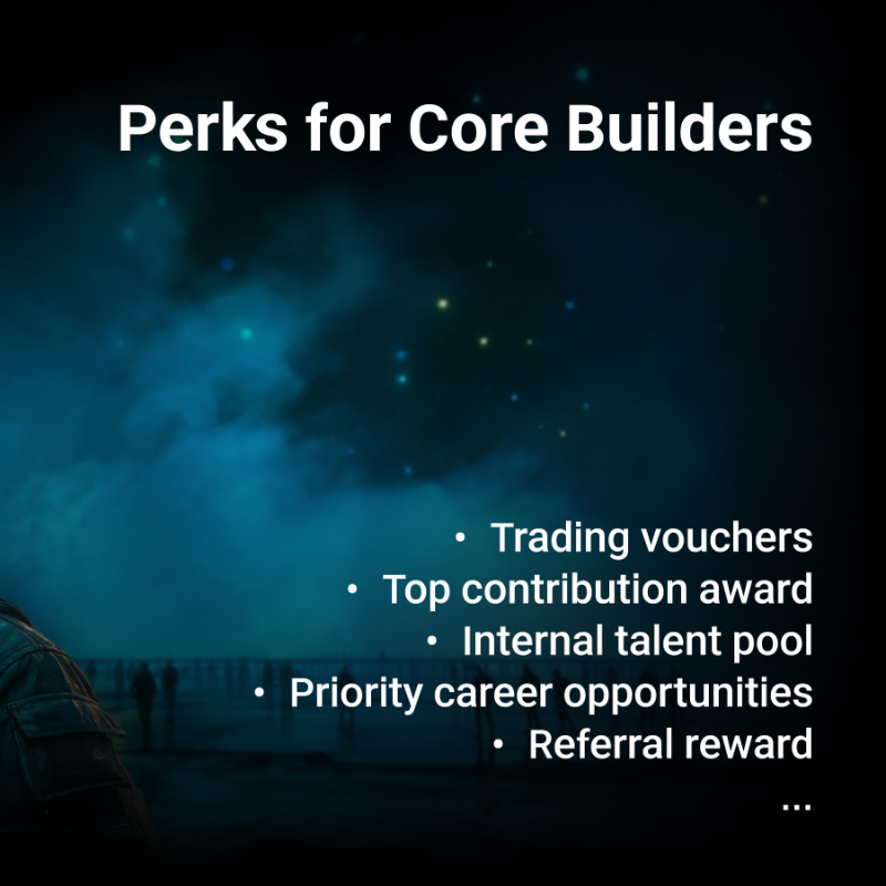 bitget's tweet photo. Here’s what you unlock as a Core Builder or Product Fan 👇

Whether you're a core builder or product fan, here's the rewards you'll enjoy.

#BitgetFanClub