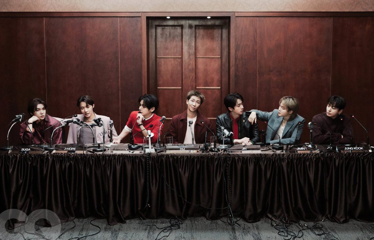 BTS officially becomes the first kpop act to appear on the cover of US GQ Magazine.