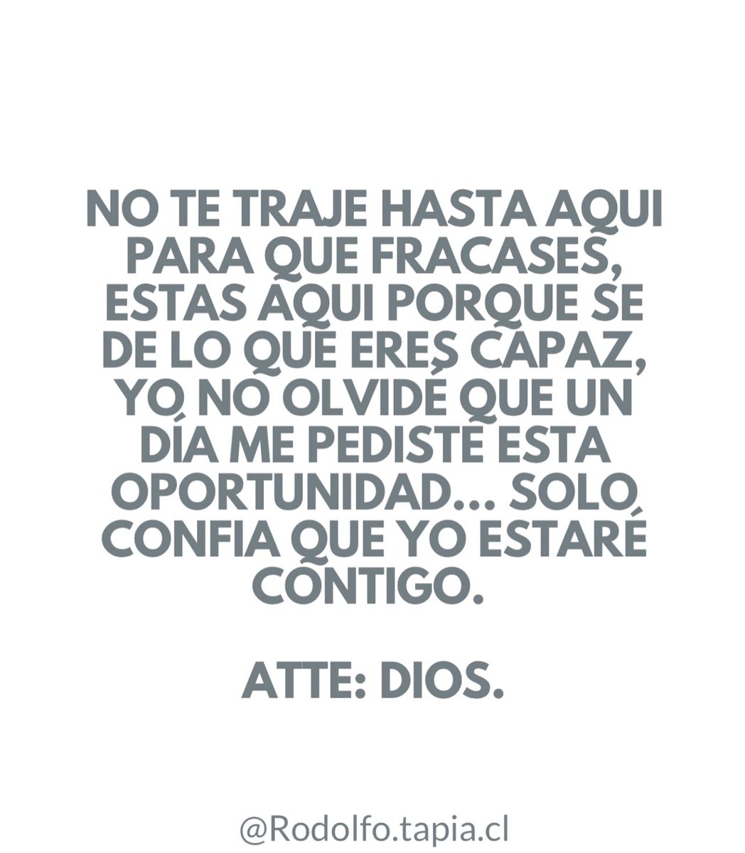 Señor, yo confío en ti.