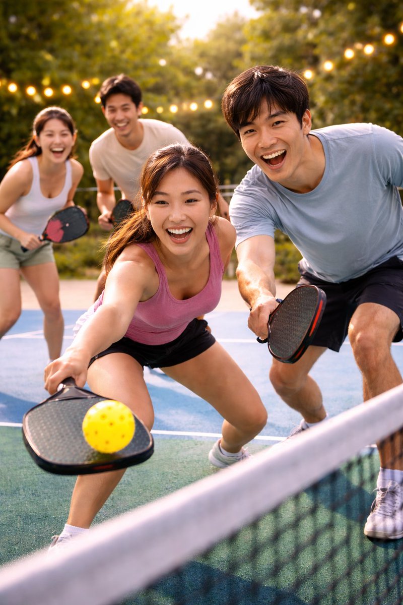 ピックルボールって知ってる？」 テニス＋卓球＋バドミントンみたいな