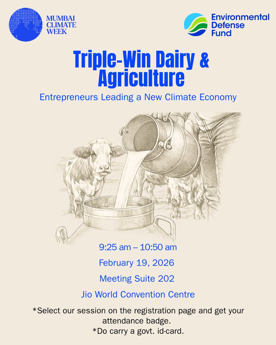 Environmental Defense Fund in India tweet media