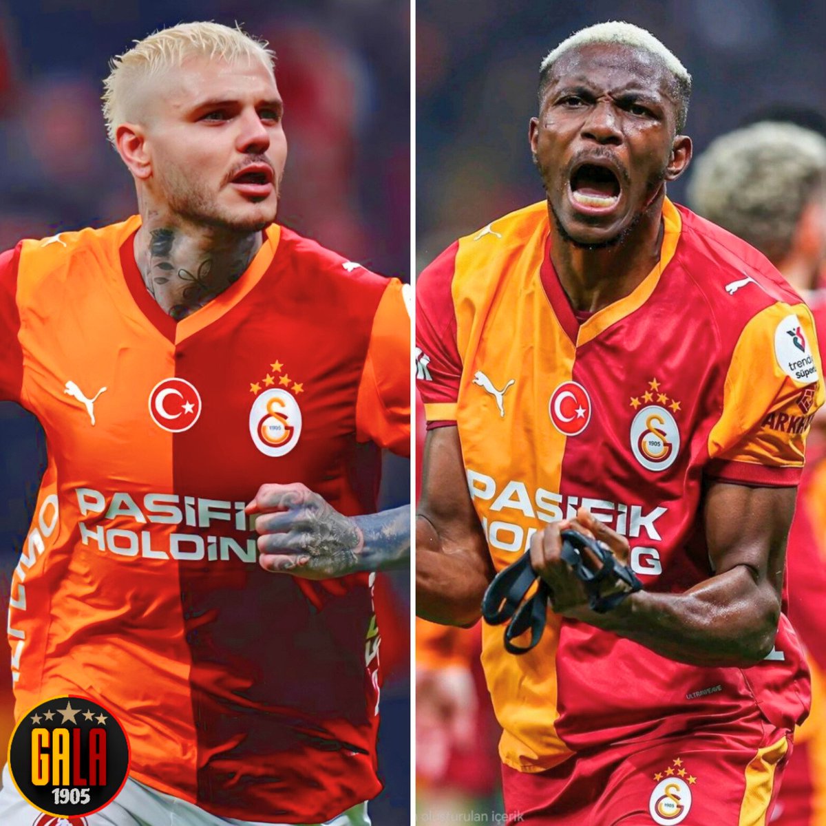 🦁 ICARDİ 🤜🤛 OSIMHEN 🦁

#BügünGünlerdenGALATASARAY 💛❤️ #GSvEYP #Hedef26 🏆