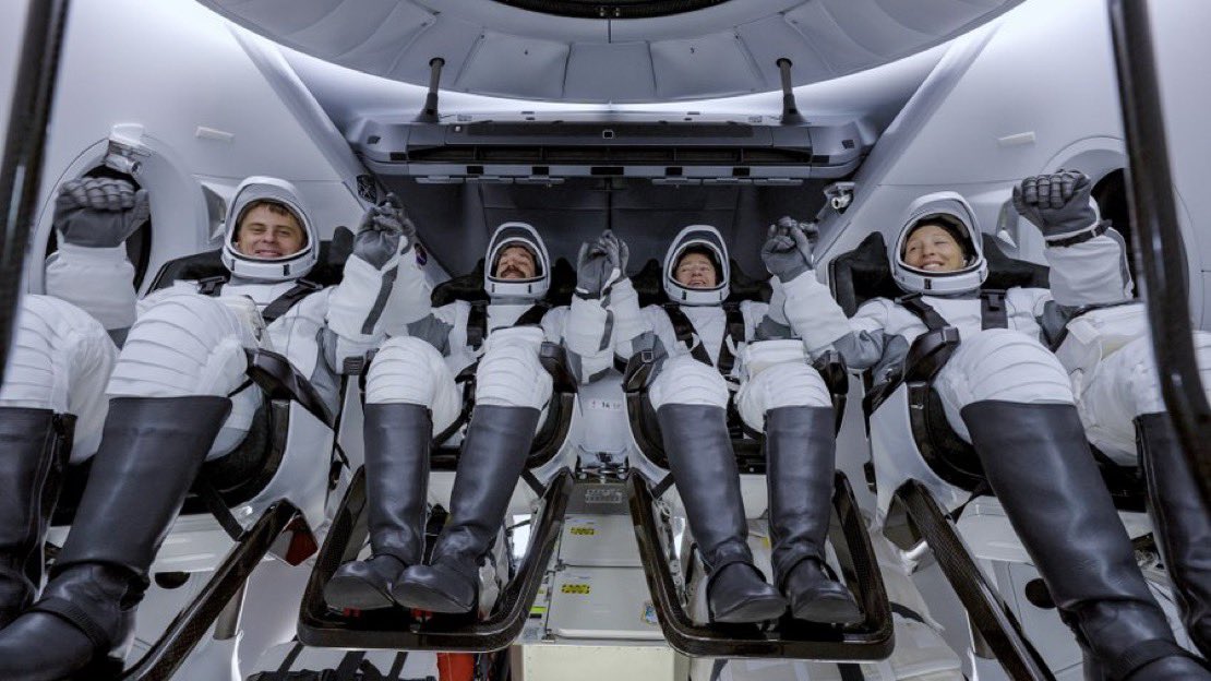 While you were sleeping, SpaceX sent astronauts into space.