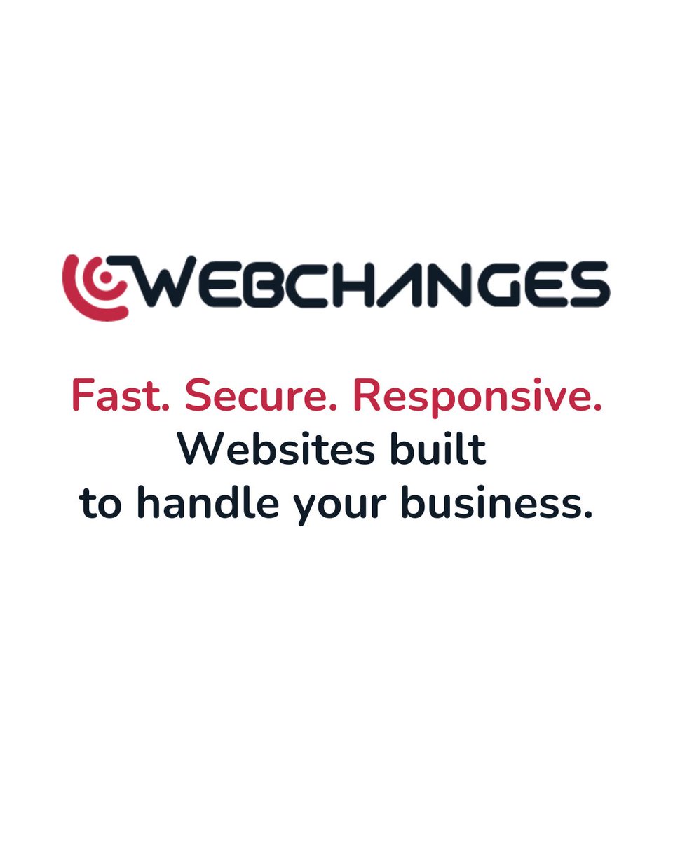 web_changes's tweet photo. ⚡ Your business doesn’t wait, and neither should your website

Every click, every visit, every interaction matters. That’s why we build websites that don’t just look good, they perform.

https://t.co/9Uo8nNl7yf
info@webchanges.net
+27 (0)11 476 9020

#WebDesign #WebChanges https://t.co/tLqbQSWzfZ