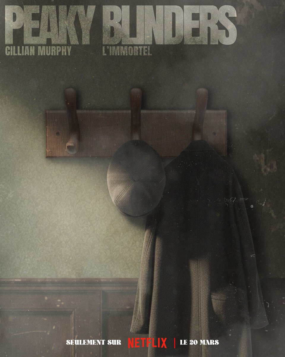 d’ailleurs j’ai fais ça pour le nouveau film netflix peaky blinders voilà