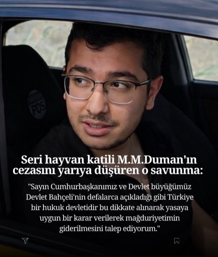 PAYLAŞ, DUYMAYAN KALMASIN!

BÜYÜK UTANÇ! 
BÜYÜK HUKUKSUZLUK! 

Zoofil seri katil mustafa duman'ın cezası 4 yıl 4 aya düşürüldü.

Köpeklere BEBEK ELBİSESİ giydirip TECAVÜZ EDİP öldüren, tecavüzü işkenceyi video kaydı alıp telefonunda saklayan psikopat çok yakında dışarı çıkacak.