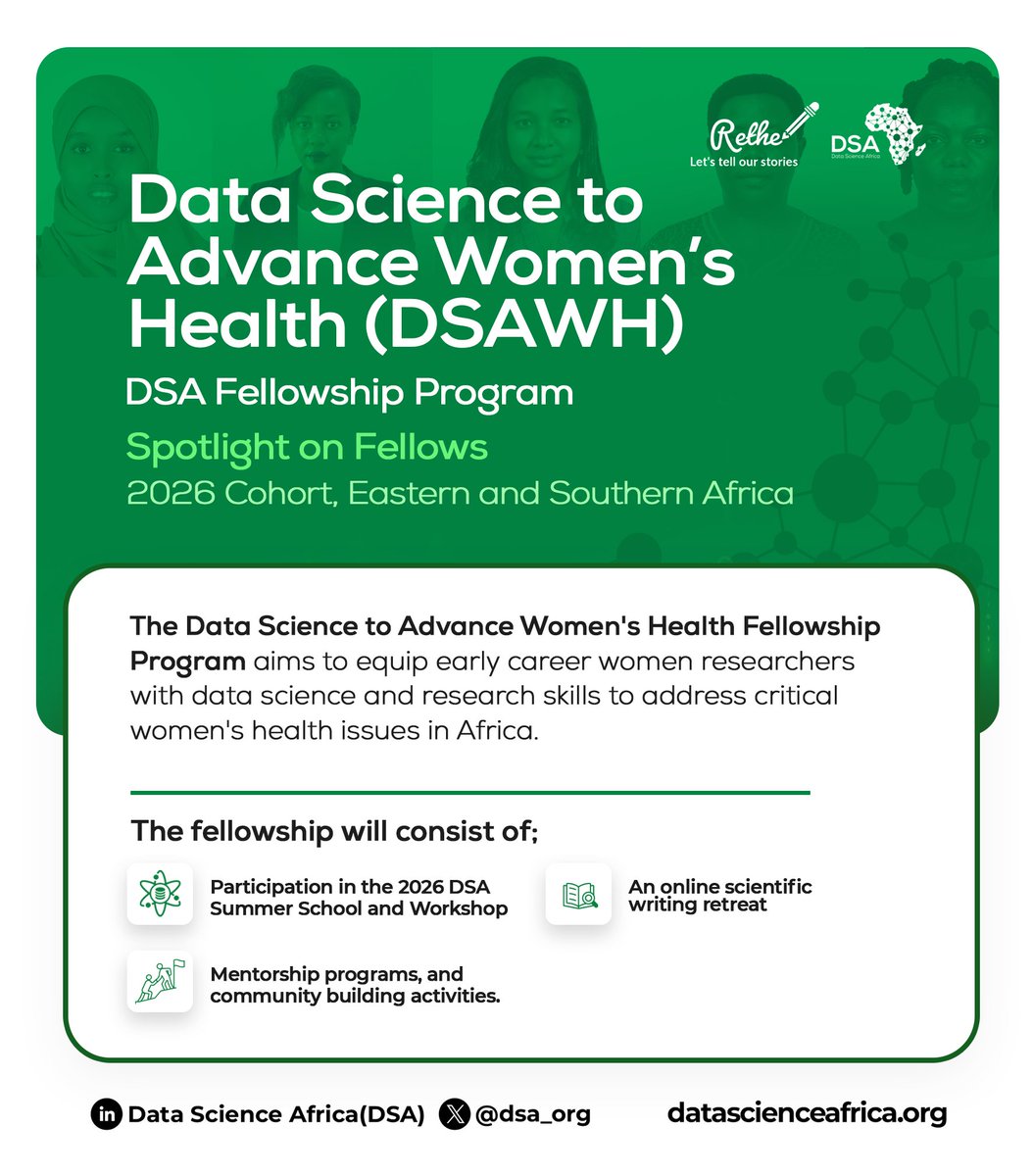 Data Science Africa - DSA tweet media