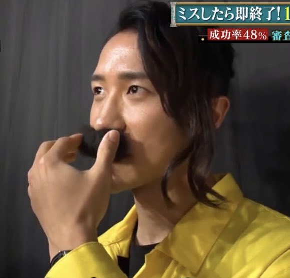 デカいちょび髭かわいいwwwwwwwwww