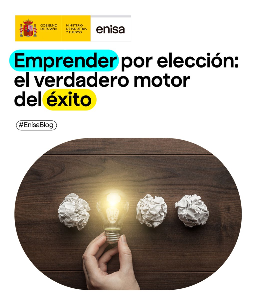 enisa's tweet photo. #EnisaBlog Emprender no es un camino fácil, pero sí un camino elegido.
Y cuando esa elección se acompaña de pasión, preparación y un entorno que empuja hacia adelante, el #impacto es enorme.
#EquipoEnisa Aidé Barranco, Secretaria General de Enisa @minturgob, comparte una interesante reflexión sobre el papel de la cultura emprendedora, la educación y la importancia de mostrar referentes que inspiren vocaciones desde edades tempranas. Porque el talento existe; lo que necesita es un contexto que lo impulse.
Una invitación a mirar el #emprendimiento no solo como motor económico, sino como una forma de construir futuro.
https://t.co/7GI3yMvVcI