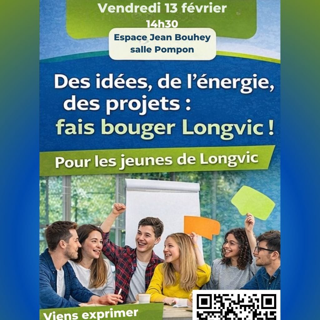 LongvicL's tweet photo. Aujourd'hui à Longvic deux réunions participatives  dans le cadre des municipales pour les jeunes cet après-midi et ce soir pour tous les habitants et forces vives de  #Longvic
Vos attentes et besoins guideront nos décisions !
#Municipales2026 #longvicverslavenir https://t.co/gV4LSgfXjG