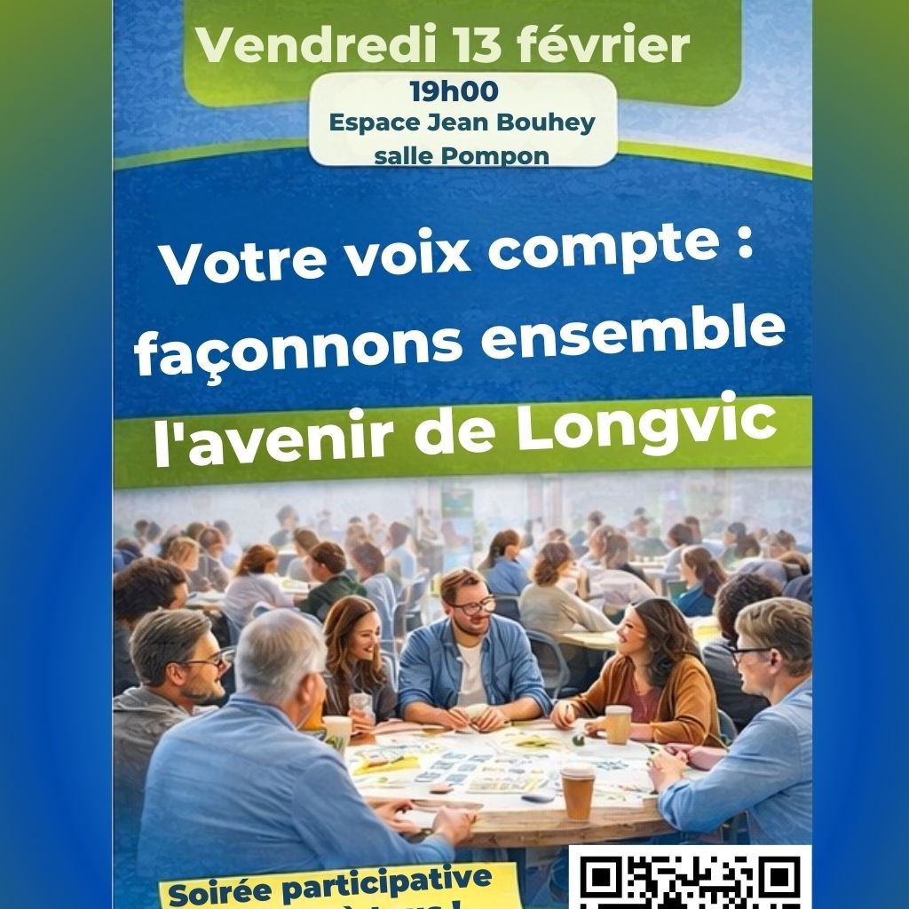 LongvicL's tweet photo. Aujourd'hui à Longvic deux réunions participatives  dans le cadre des municipales pour les jeunes cet après-midi et ce soir pour tous les habitants et forces vives de  #Longvic
Vos attentes et besoins guideront nos décisions !
#Municipales2026 #longvicverslavenir https://t.co/gV4LSgfXjG