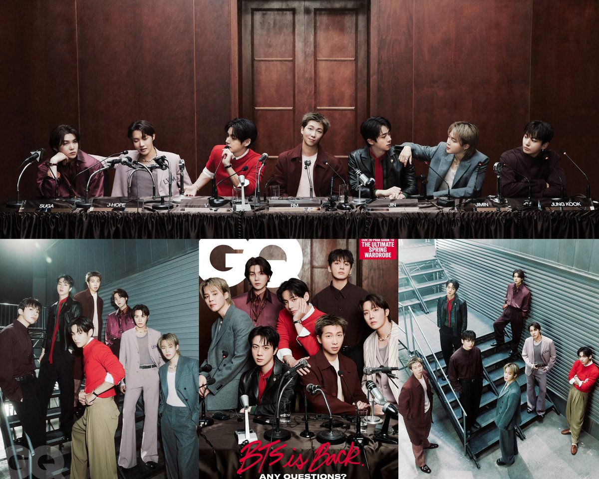 RT AND REPLY 

BTS IS BACK
BTS FOR GQ MAGAZINE 
#BTSxGQMagazine
#BTSxGQ