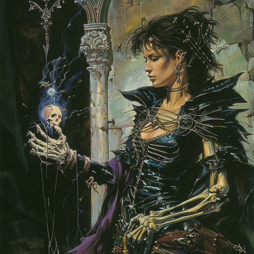 CorpseKings's tweet image. What's a fun name for an Evil Female Necromancer? 💀