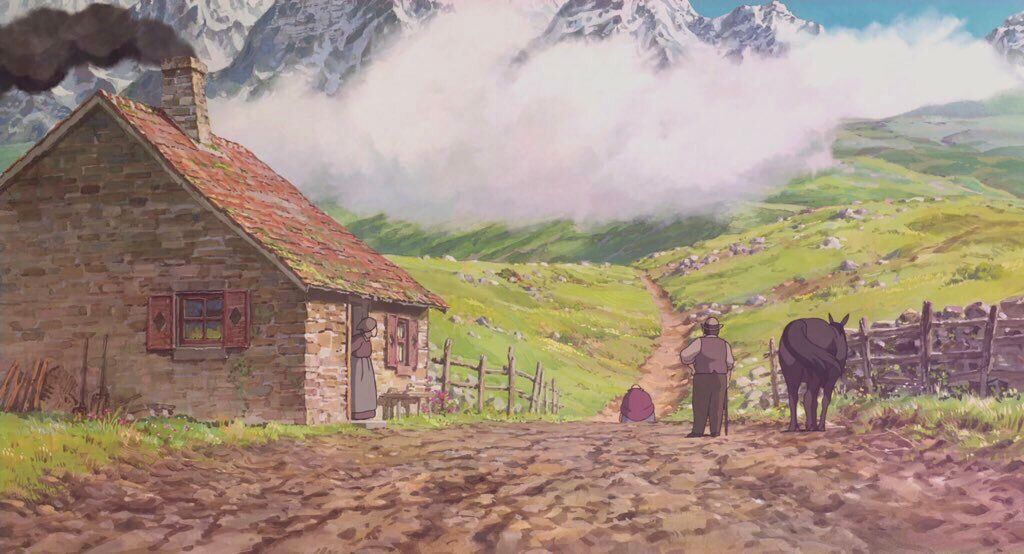 Howl’s Moving Castle (2004) film backgrounds
