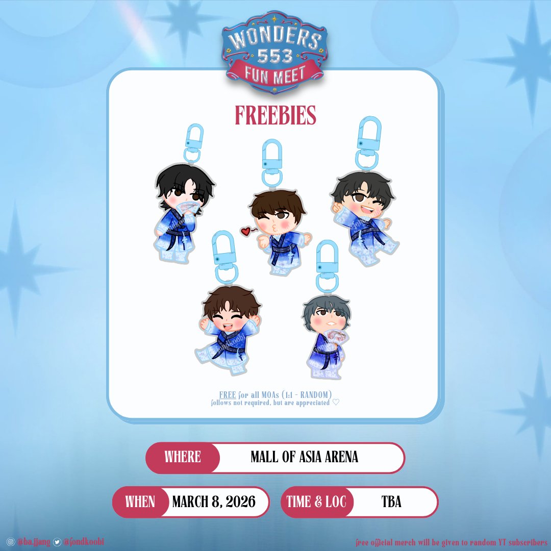 are u ready to see our tubatu in manila again? 🇵🇭

claim a FREE RANDOM keyring from me on d-day ♡

✧.* 1:1 - trades OK!
✧.* free official merch is limited (not for trade)
✧.* (optional) follow me to be updated on where to claim!

#DunkinPH_TXT #DunkinPH_WondersAt553 #TXT