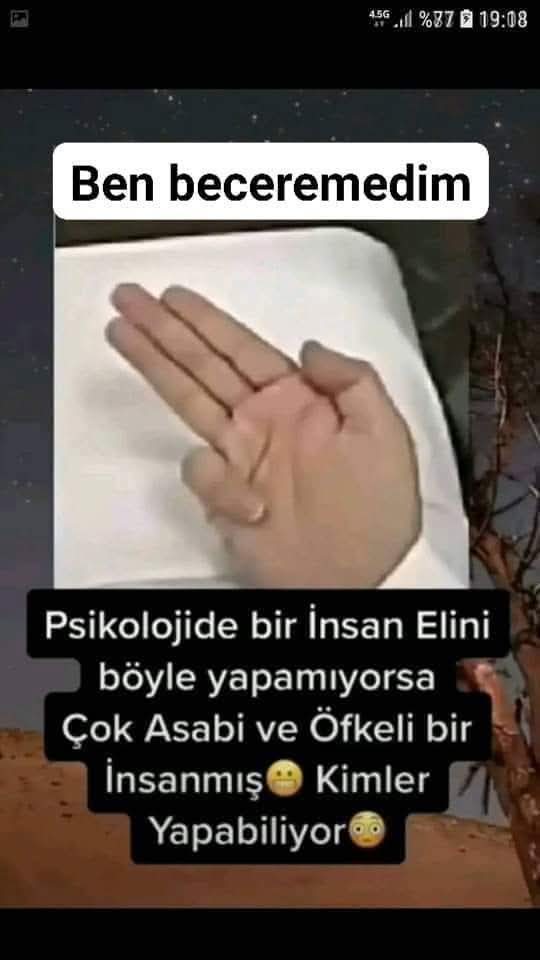 mrlozkan's tweet photo. Psikolojiyle bir alakası olduğunu sanmıyorum ama yok benim olmuyor gerçekten yapabilen varmı acaba bu arada gerçekten sinirli biriyim ama bunun parmaklarla bir ilgisi yok tamamen hayat şartları 🤷♀️😊
#Cuma
#13Subat https://t.co/N25pYoSDhT