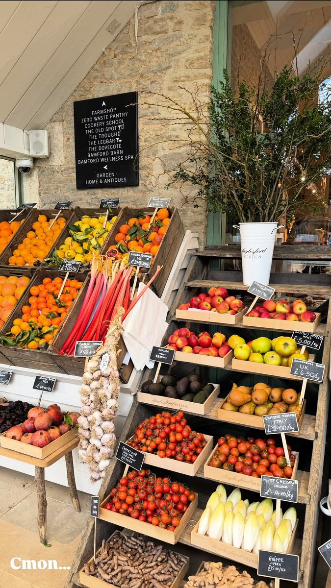I found out my favorite grocer in London had a farm in the Cotswolds so I visited on my day off