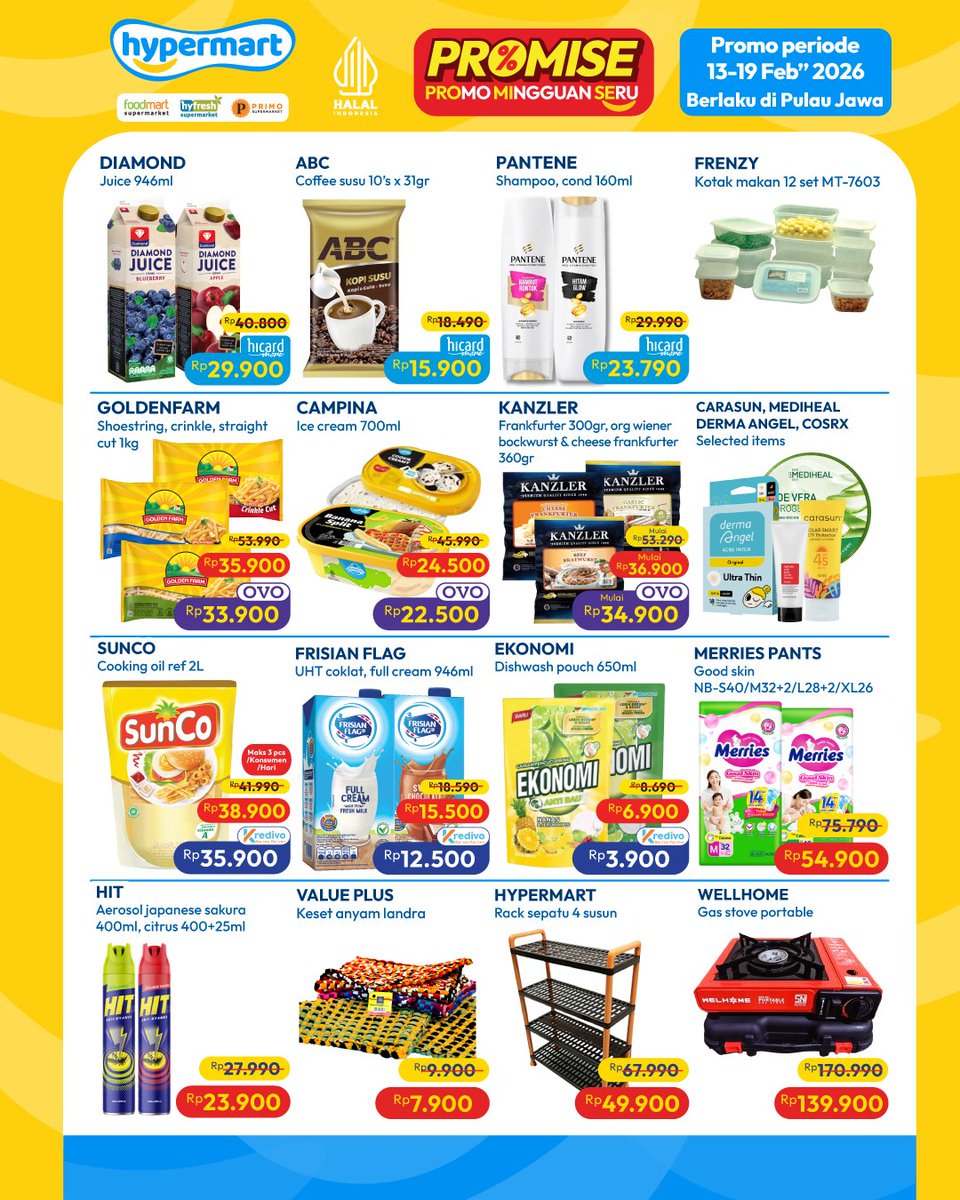 Giladiskon's tweet image. Siapa yang belum ada persiapan Ramadan?

Ada banyak Diskon di Hypermart untuk semua kebutuhan Sahur &amp;amp; Berbuka loh. Langsung cek dan borong di Hypermart sekarang juga🥳

#hypermart #akudihypermart