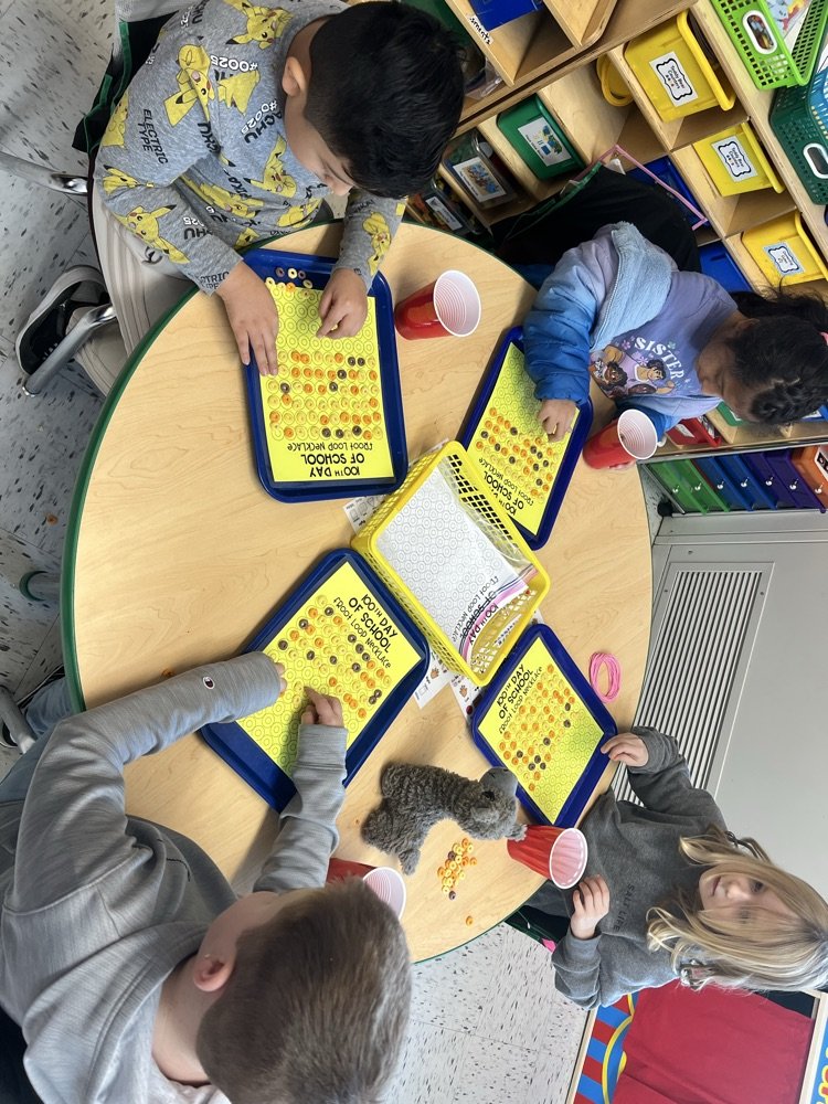 KeyportSchools's tweet photo. Mrs. Johnson’s 1st Grade class had an amazing time celebrating the 100th day of school! We are 100 days smarter! https://t.co/9nt88lLTwZ