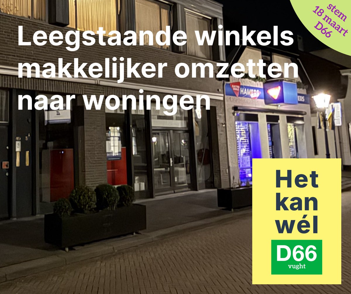 Nog 33 dagen tot de gemeenteraadsverkiezingen. 

In de 66 dagen tot 18 maart delen we elke dag een punt uit ons verkiezingsprogramma. 

Vandaag nummer 34.
