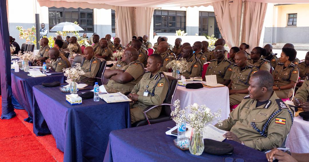 This morning, the Director CID ,AIGP Tom Magambo addressed a quarterly meeting of Regional CID Commanders from across the country at CID Headquarters, Kibuli. The meeting aimed at  reviewing the progress on the ongoing operations aimed at combating crime in the country.