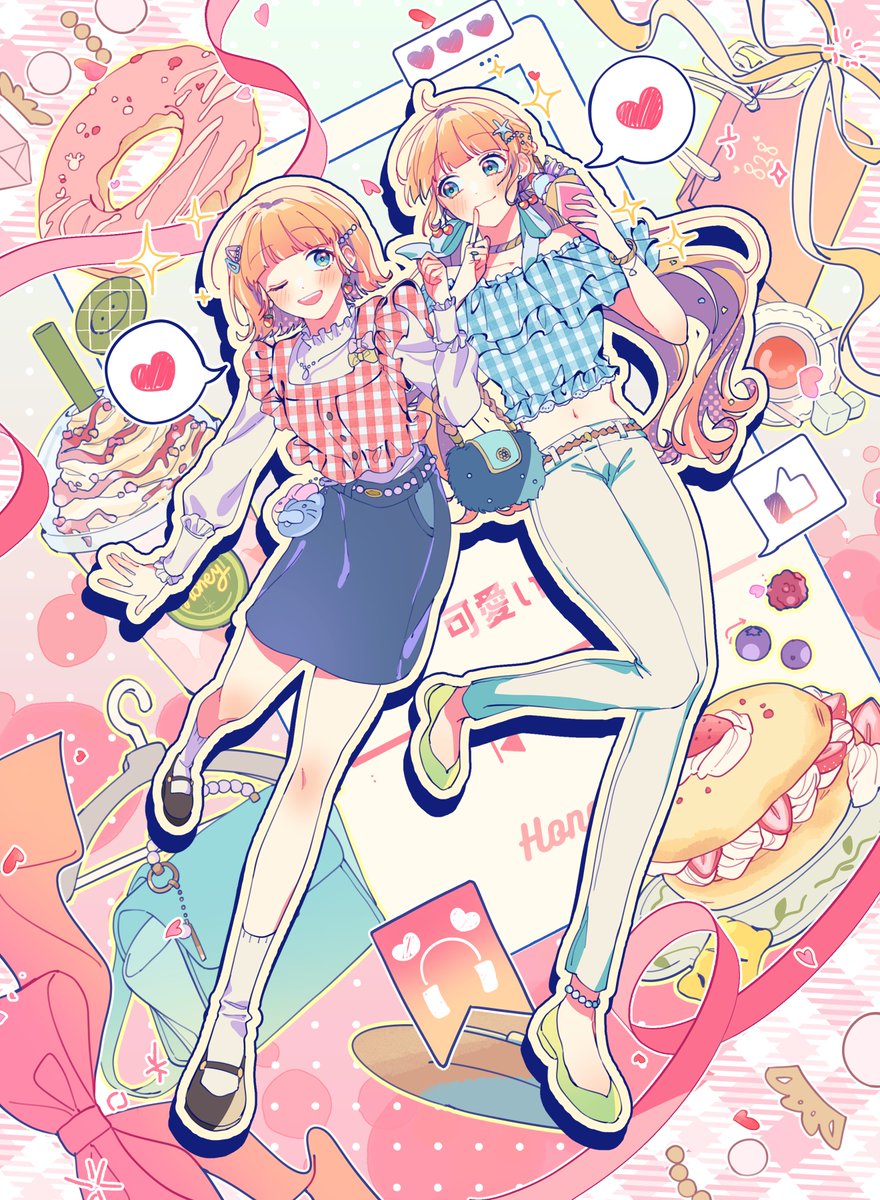 私はこういう絵を描いています パステルカラーが大好きです