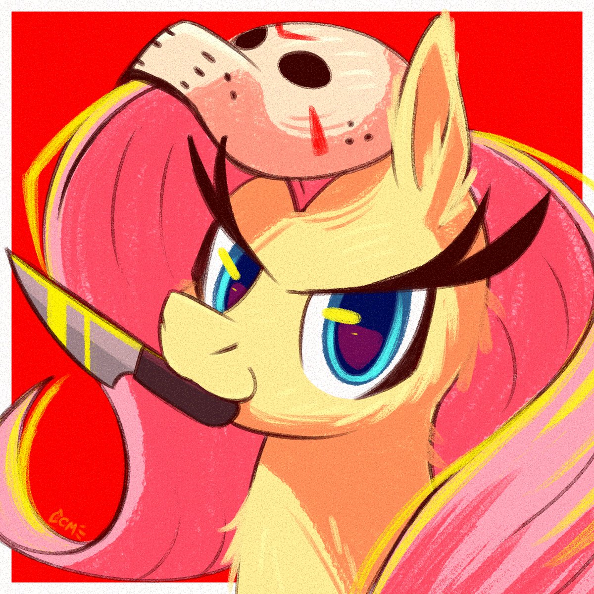 Day 13 of drawing Fluttershy daily. It's Friday the 13th >:3