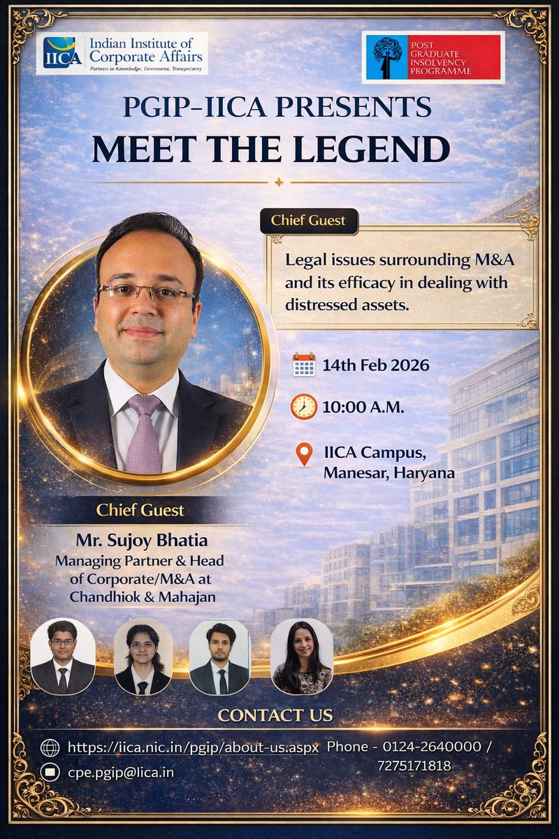 Indian Institute of Corporate Affairs tweet media