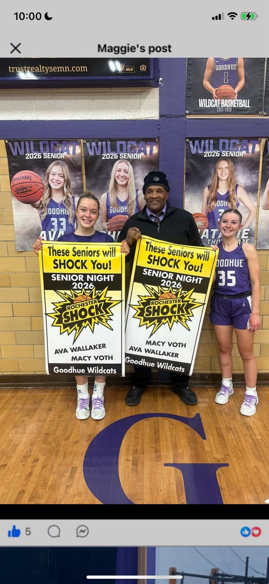RochesterShock's tweet photo. what a senior nite for these two so proud for them and parents to be a part of the AAU Shock program https://t.co/qX0FfFAb1O