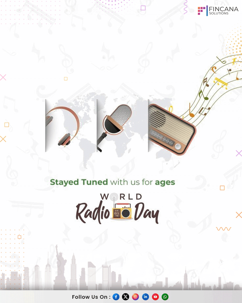 FincanaSolution's tweet photo. At Fincana Solutions, we value communication that connects and builds trust. 📻
Celebrating the timeless power of radio in a digital world. #WorldRadioDay
.
.
#DigitalEra #MediaEvolution #StayConnected #BrandVoiceMatters #AudioPlatform https://t.co/7eGYnjqGS7